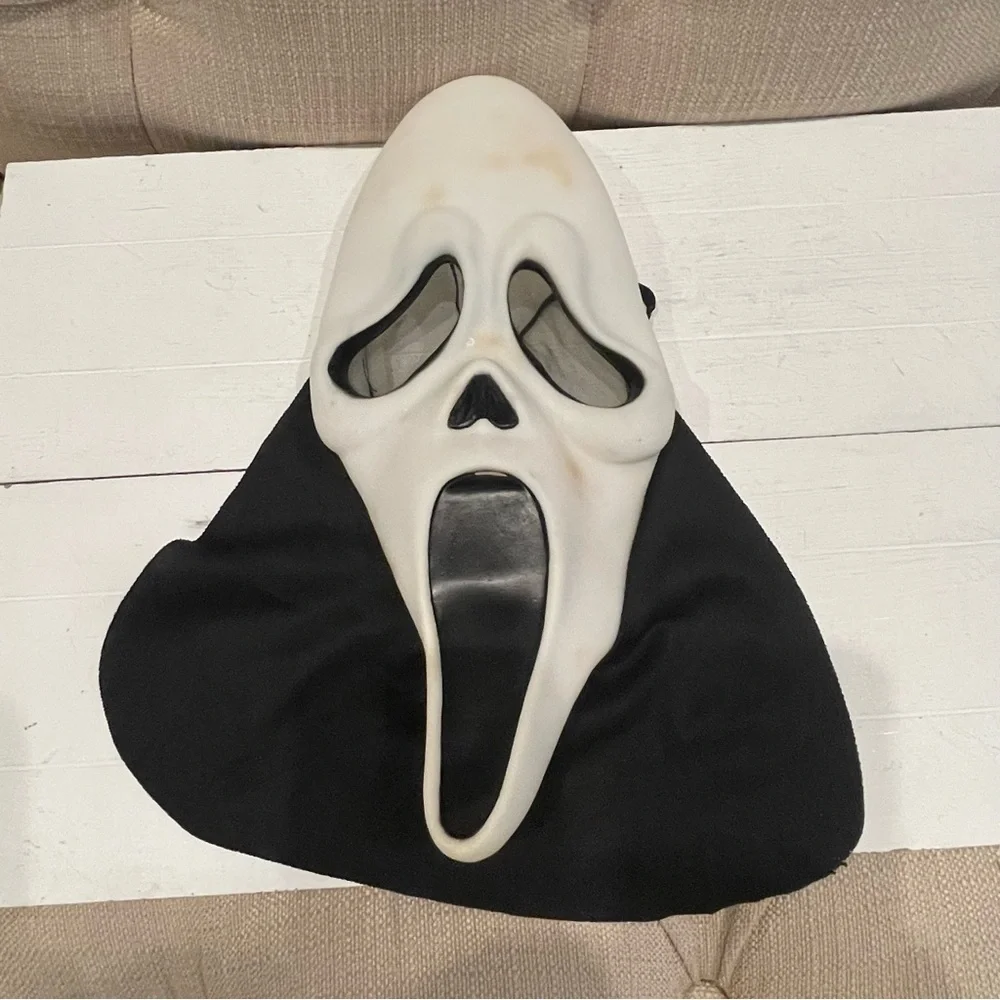 Scream Ghost Face Mask Halloween Horror Scary Mask Halloween No Hood